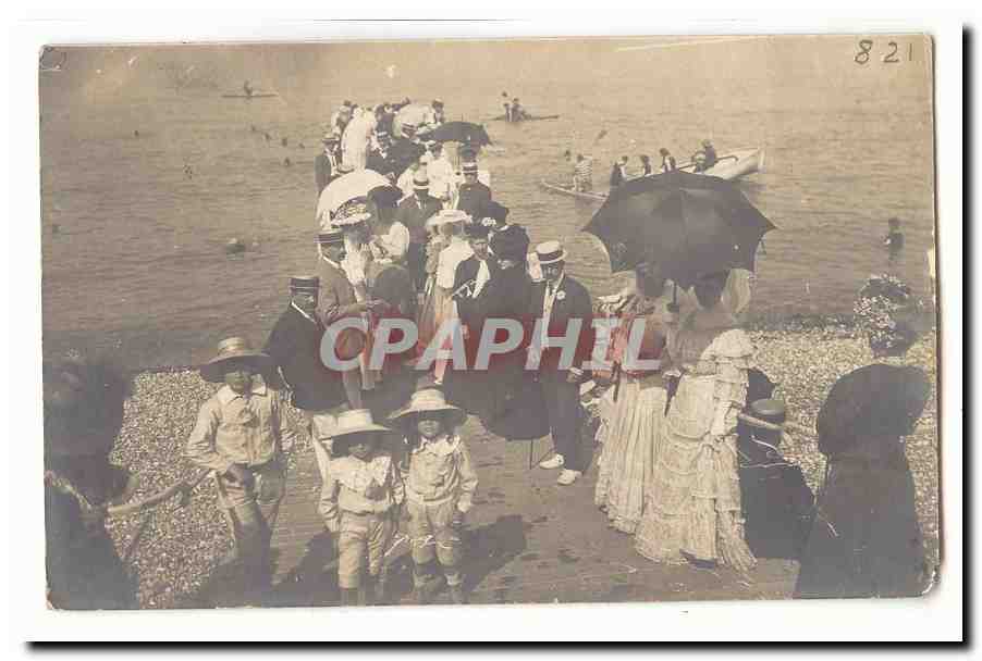 Carte photo plage (enfants plagistes non localisee) TOP