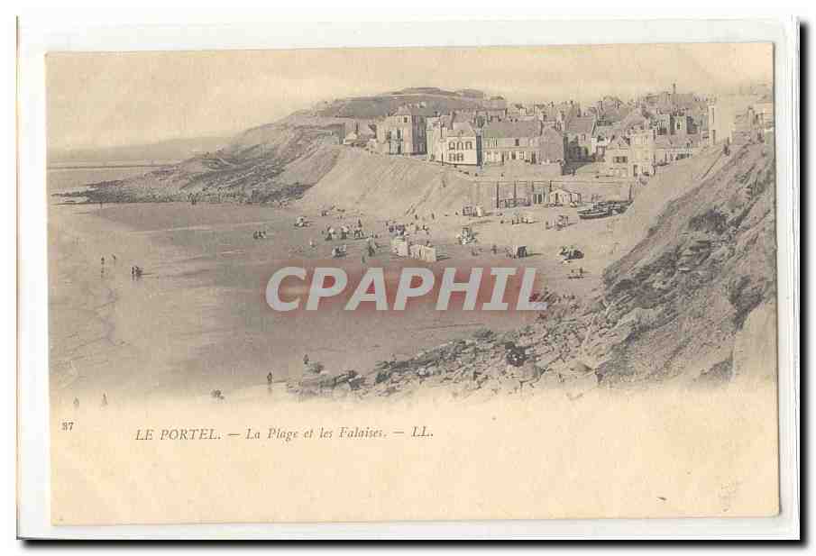 Le Portel — La Plage et les Falaises — LL.