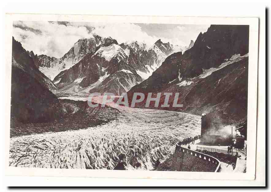 Chamonix CPM Montenvers et la mer de glace