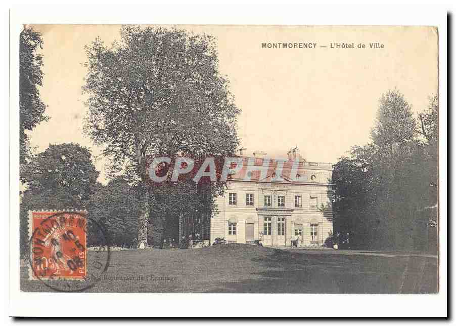 Montmorency CPA L'hotel de ville