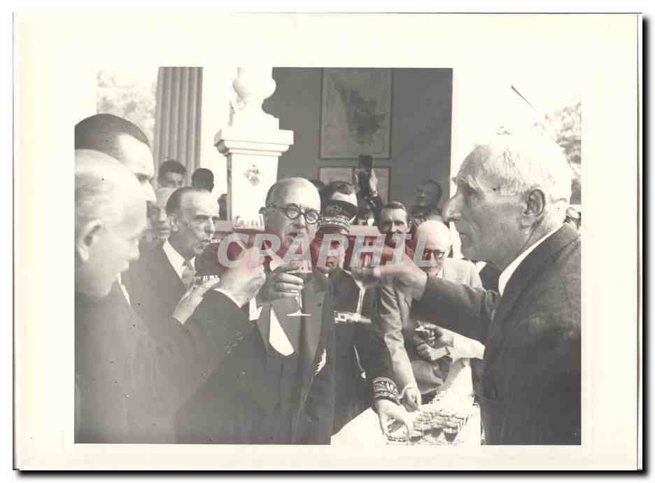 PHOTO Voyage officiel de Mr le President de la Republique a Bordeaux 13 juin 1948 Auriol vin d'honneur