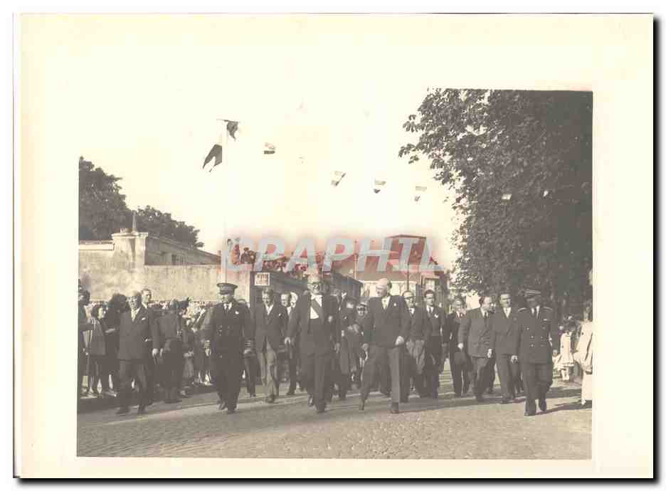 PHOTO Voyage officiel de Mr le President de la Republique en Bretagne 29 et 30 mai 1948 Auriol a Quimper