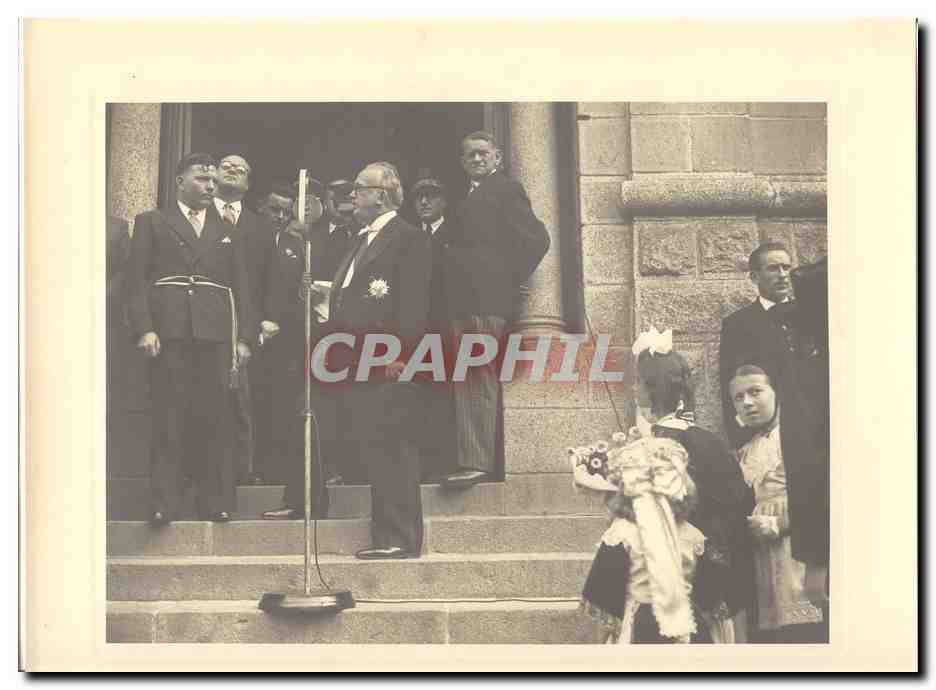 PHOTO Voyage officiel de Mr le President de la Republique en Bretagne 29 et 30 mai 1948 Auriol a Chateaulin