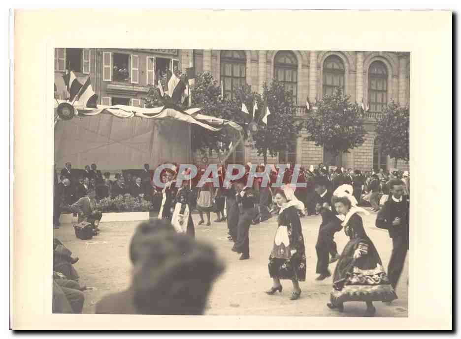 PHOTO Voyage officiel de Mr le President de la Republique en Bretagne 29 et 30 mai 1948 Auriol a Quimper