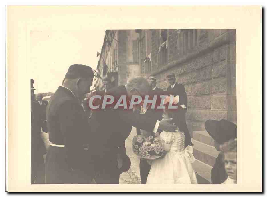 PHOTO Voyage officiel de Mr le President de la Republique en Bretagne 29 et 30 mai 1948 Auriol a Chateaulin