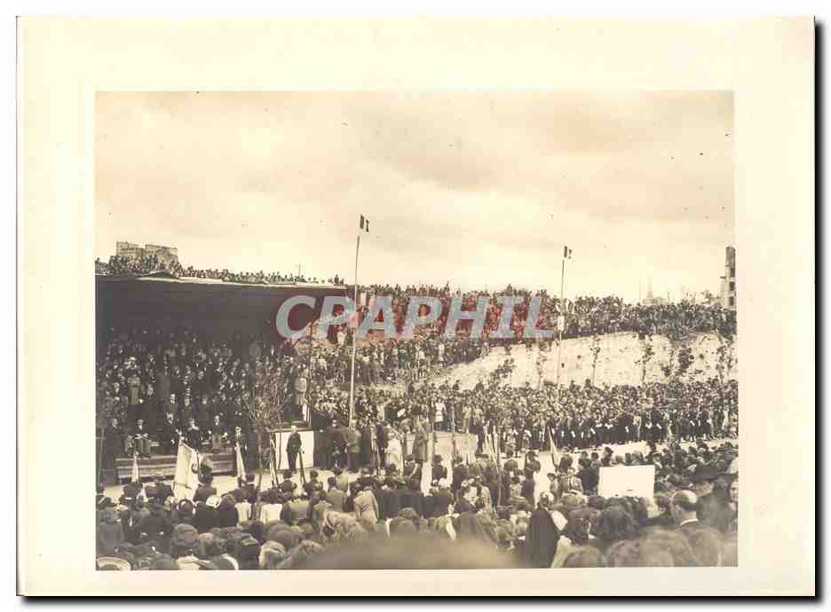 PHOTO Voyage officiel de Mr le President de la Republique en Bretagne 29 et 30 mai 1948 Auriol a Brest Troupes Militaria