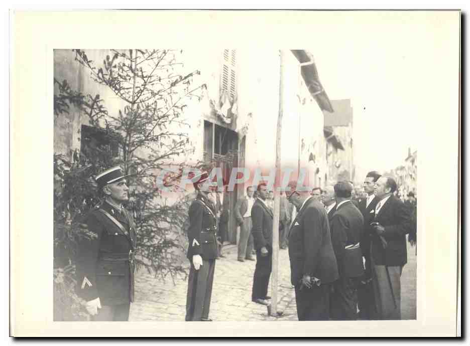 PHOTO Voyage officiel de Mr le President de la Republique Dijon Macon 15 et 16 mai 1948 Auriol a Cuiseaux