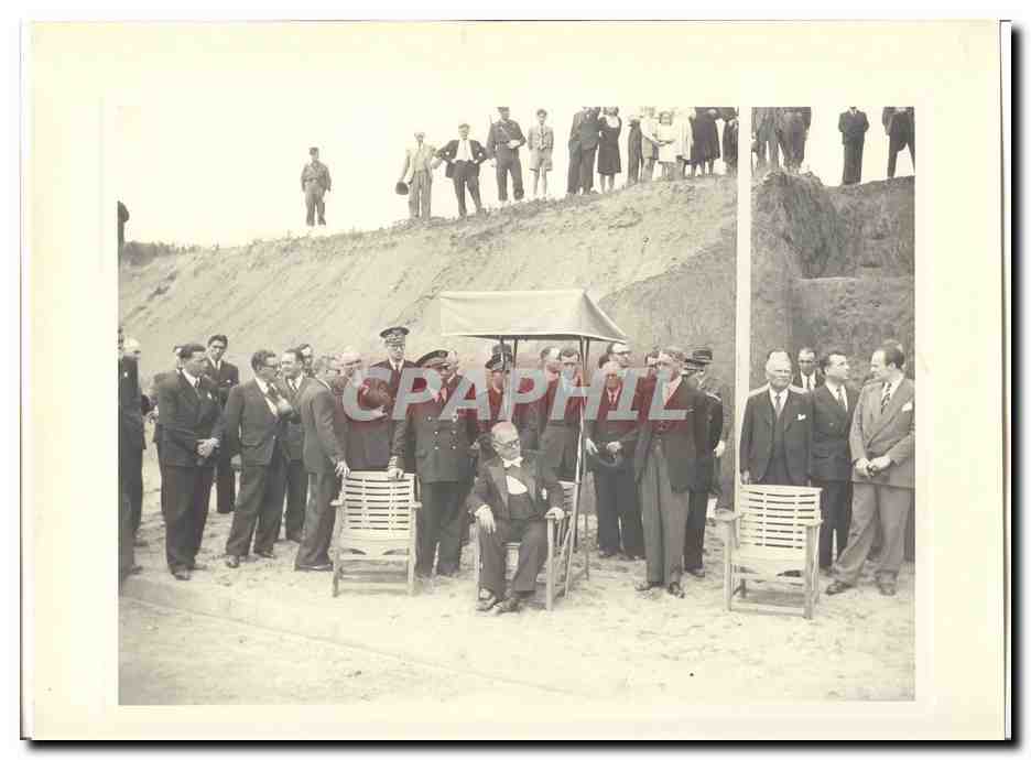 PHOTO Voyage officiel de Mr le President de la Republique Dijon Macon 15 et 16 mai 1948 Auriol a Macon Cite Rioux