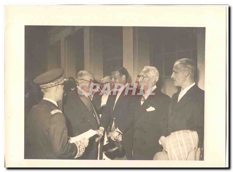 PHOTO Voyage officiel de Mr le President de la Republique Amiens Abbeville 8 Mai 1948 Auriol a Amiens