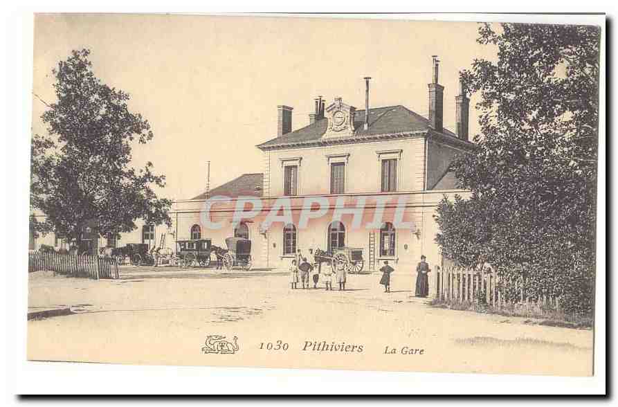 Pithiviers CPA La gare