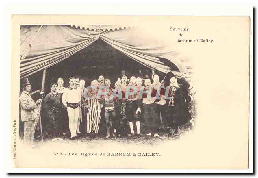 Les Rigolos de Barnum & Bailey — Souvenir de Barnum et Bailey — Hupp, Gourmont & Frères, Paris, N° 9