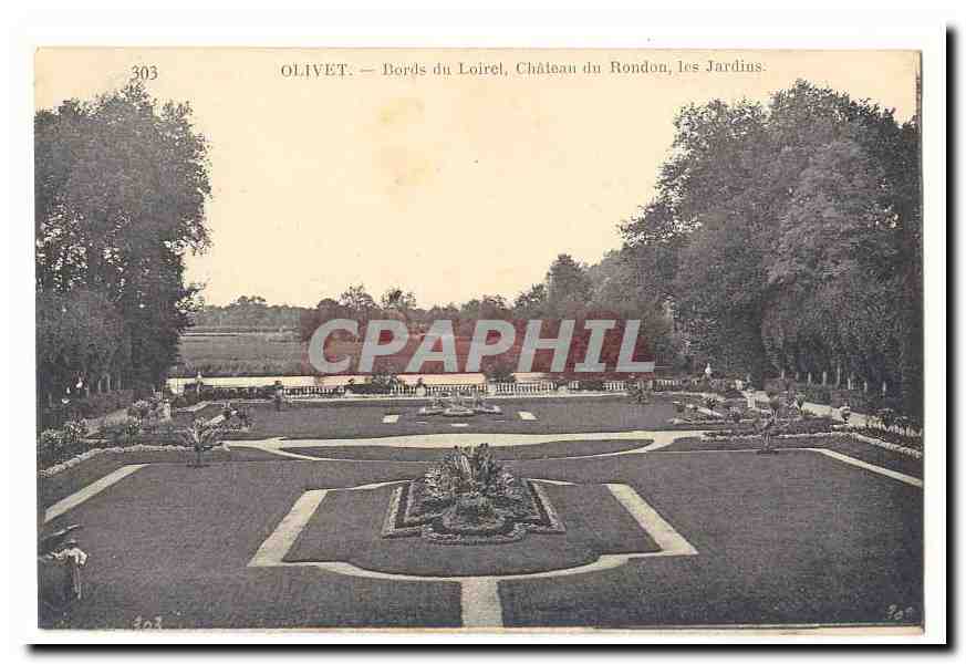 Olivet CPA Bords du Loiret chateau du Rondon les jardins
