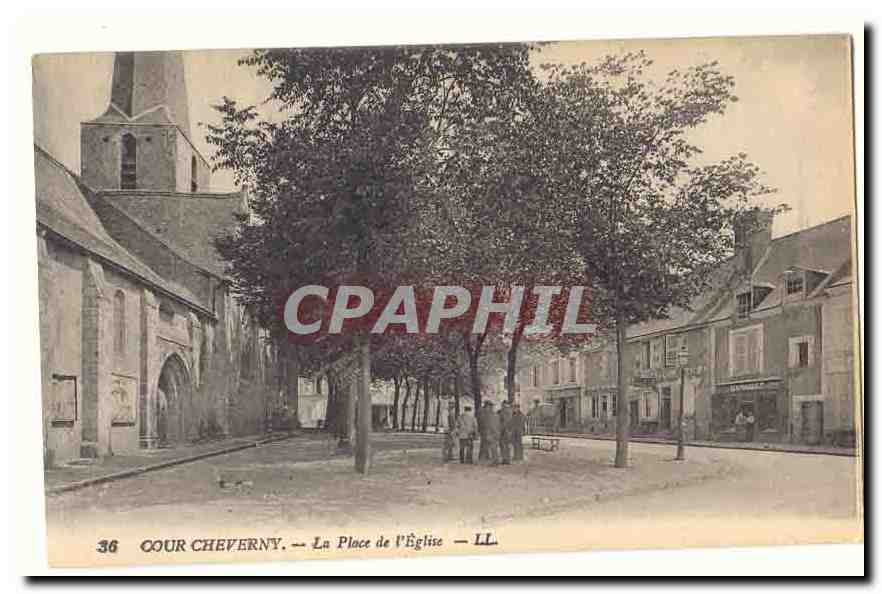 Courcheverny — Der Kirchplatz — LL
