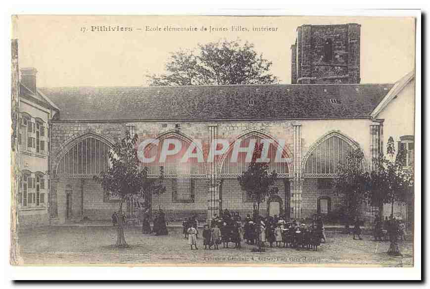 Pithiviers — École élémentaire de jeunes filles, intérieur