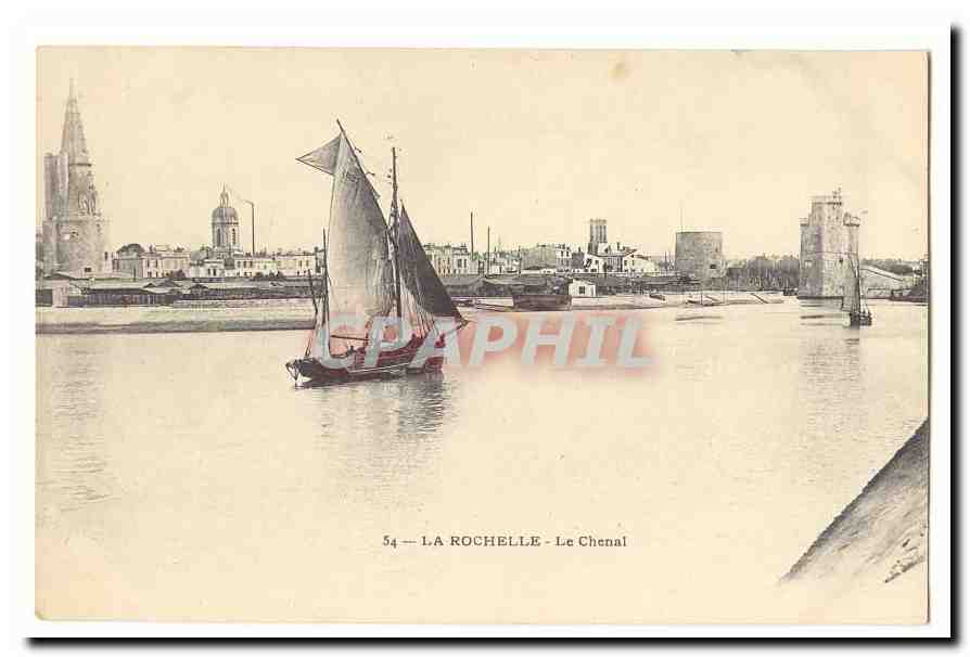 La Rochelle — Le Chenal — éditeur CPAPHIL, n° 54