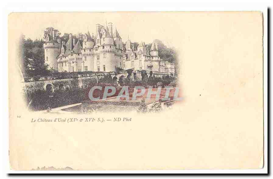 CPA Le chateau d'Usse (XVe et XVIe siecle) (carte precuseur)