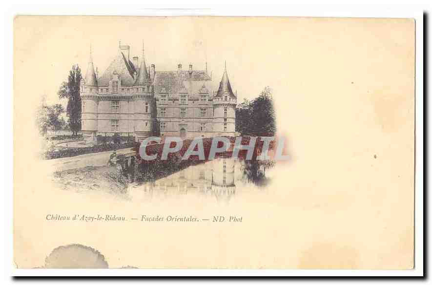 CPA Chateau d'Azay le Rideaux (carte precuseur)