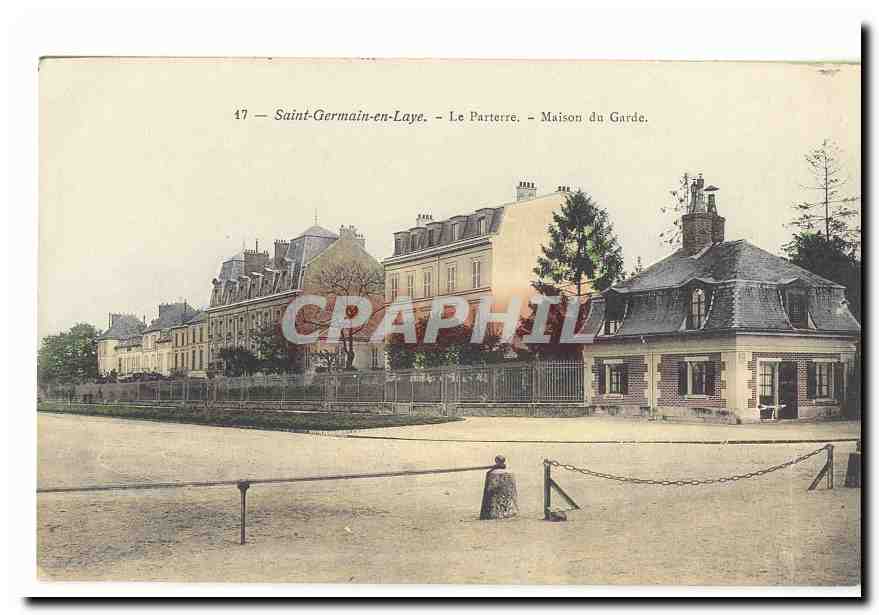 Saint Germain en Laye CPA Le parterre Maison de garde