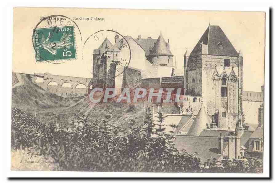 Dieppe CPA Le vieux chateau