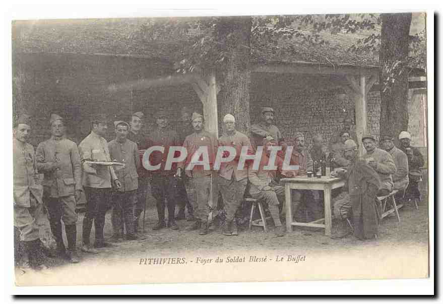 Pithiviers - Foyer du Soldat Blessé - Le Buffet
