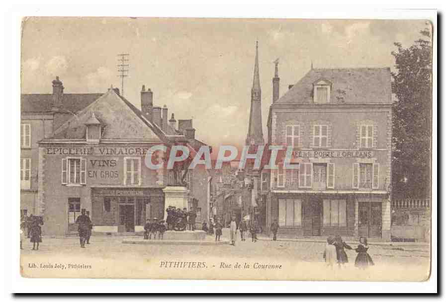 Pithiviers - Rue de la Couronne — Lib. Louis Joly, Pithiviers