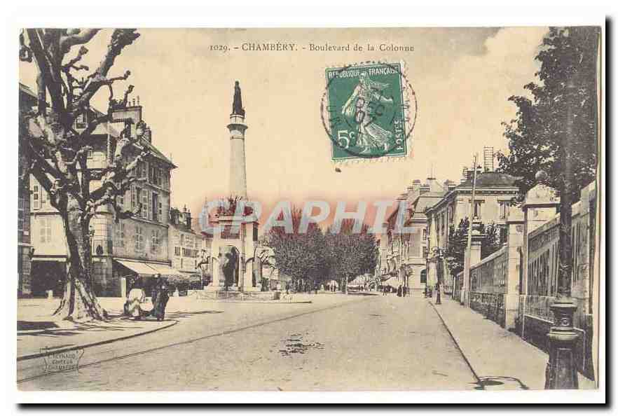 Chambery CPA Boulevard de la colonne