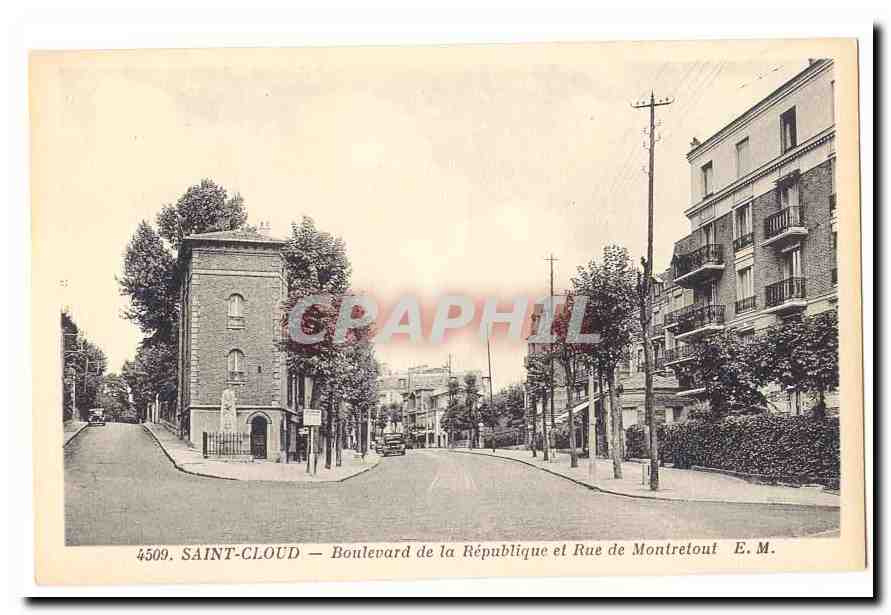 SAINT-LOUIS — Boulevard de la République et Rue de Montretout — E.M.