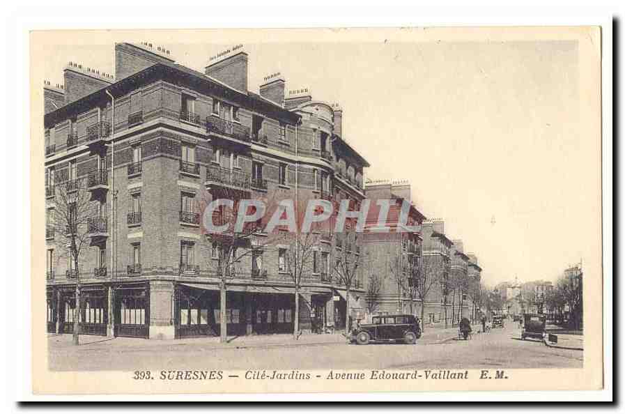 Suresnes CPA Cite Jardins Avenue Edouard Vaillant