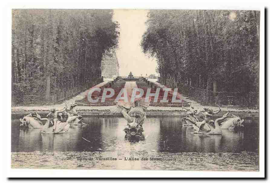 Château de Versailles — L'Allée des Maronniers — E.L.D.