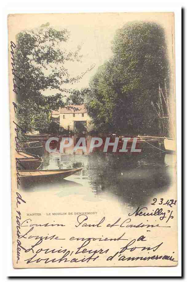 Mantes - Le Moulin de Denneumont — éditeur anonyme, n° de série 23471