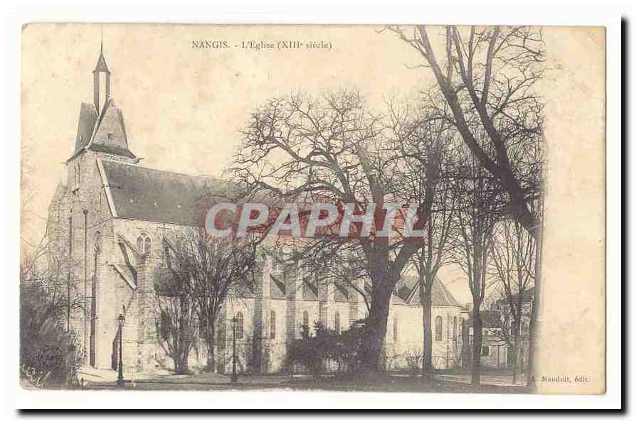 Nangis CPA L'eglise (XIIe s)