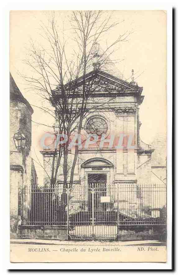 Moulins CPA Chapelle du Lycee Banville