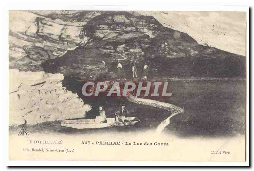 Padirac - Le Lac des Gours — Lib. Bandel, Saint-Céré (Lot)