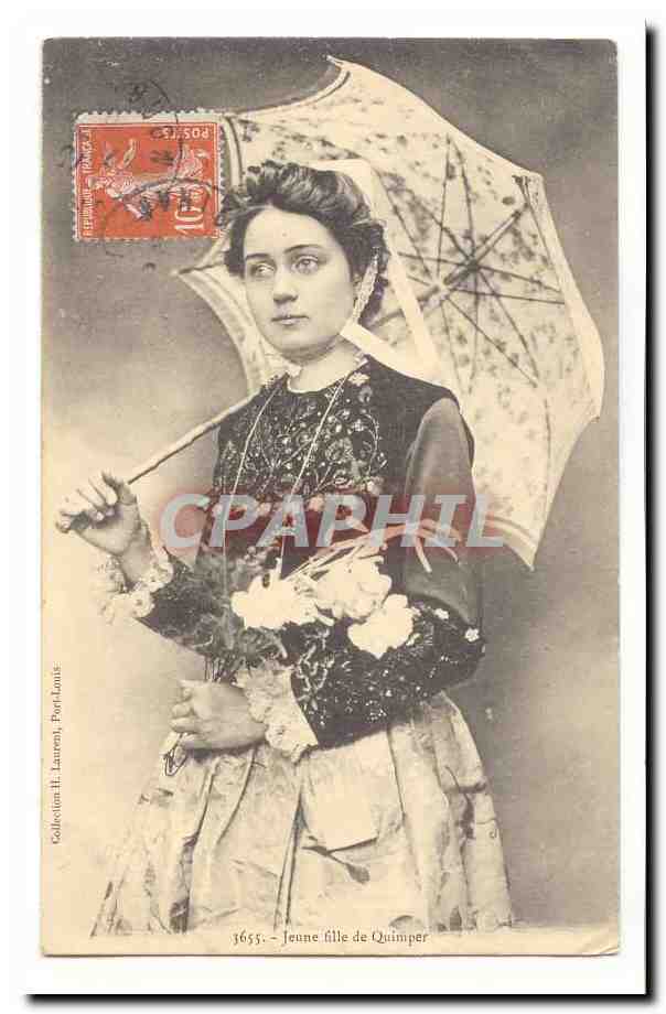 Quimper CPA Jeune fille de Quimper