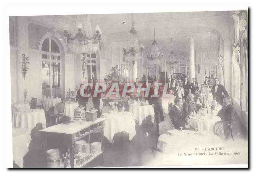 REPRODUCTION Cabourg Le grand hotel LA salle a manger