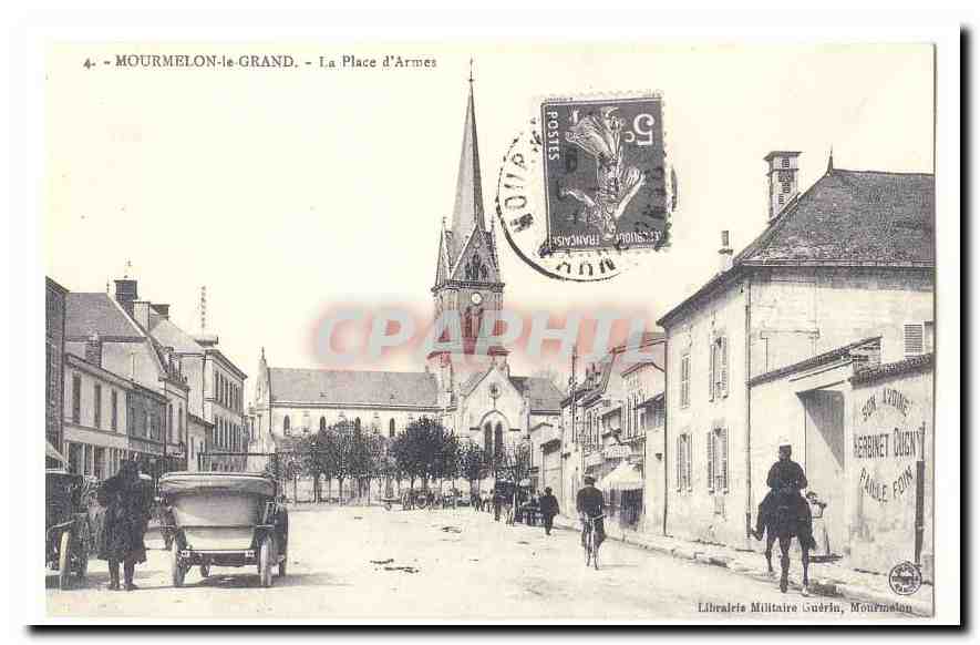 Mourmelon-le-Grand — La Place d'Armes — L'Imprimeur Militaire Guérin