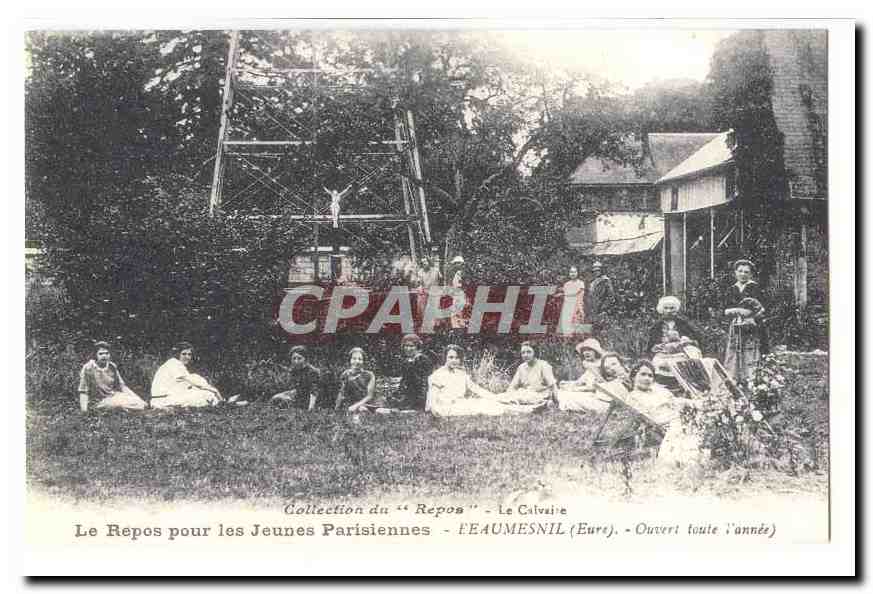 REPRODUCTION CPA Le repos pour les jeunes parisiennes Beaumesnil (Eure) Ouvert toute l´annee