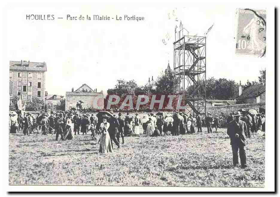 REPRODUCTION Houilles CPA Parc de la mairie Le portique
