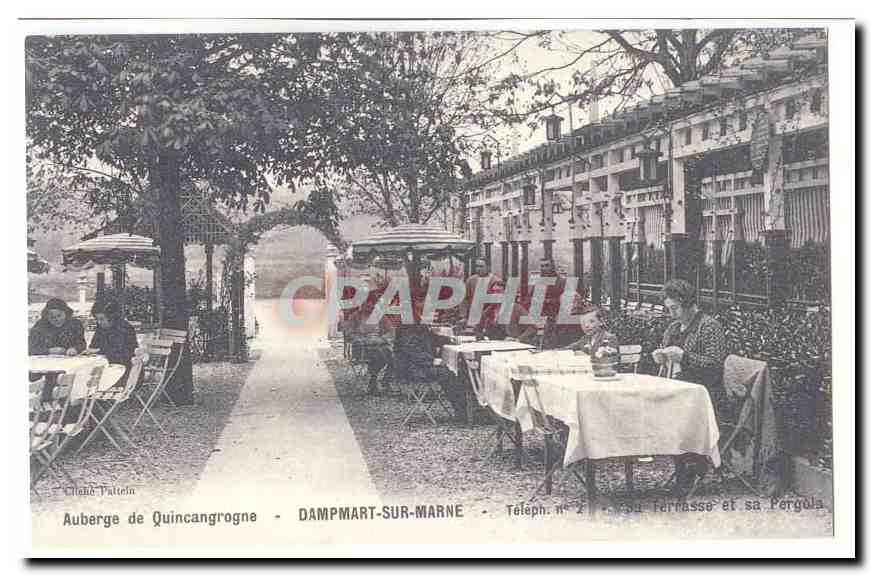 Auberge de Quincangrogne - Dampmart-sur-Marne - Sa Terrasse et sa Pergola