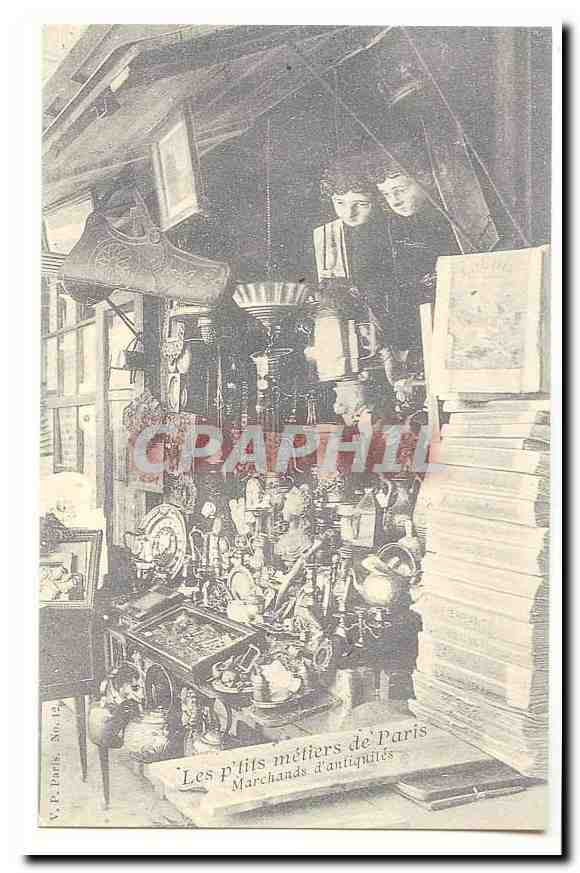 Les p'tits metiers de Paris CPA Marchands d'antiquite (reproduction)