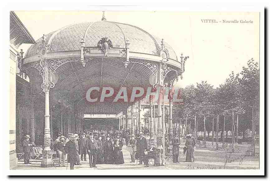 Vittel CPA Nouvelle galerie (reproduction)