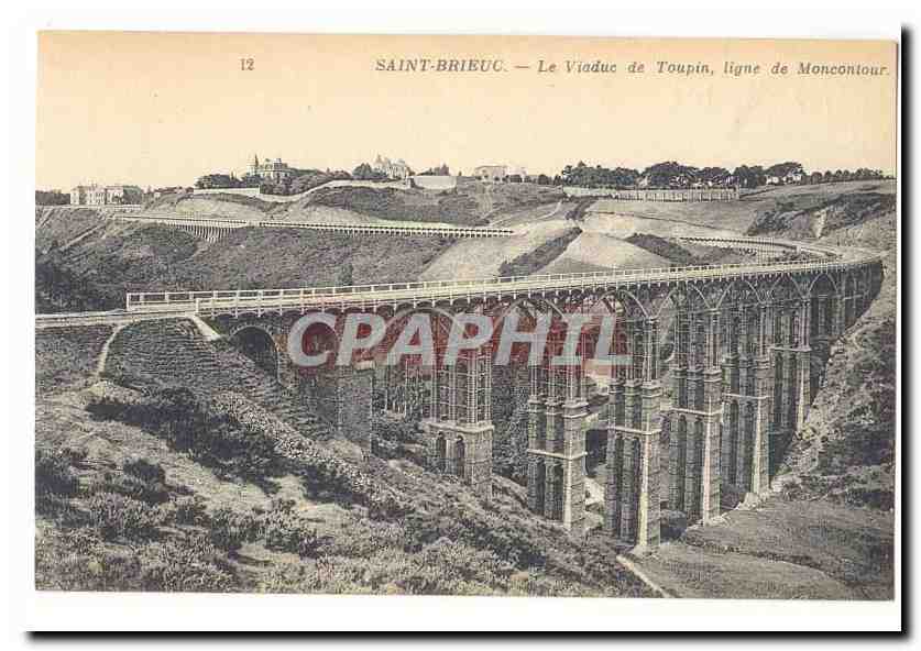 Saint-Brieuc — Le Viaduc de Toupin, ligne de Moncontour