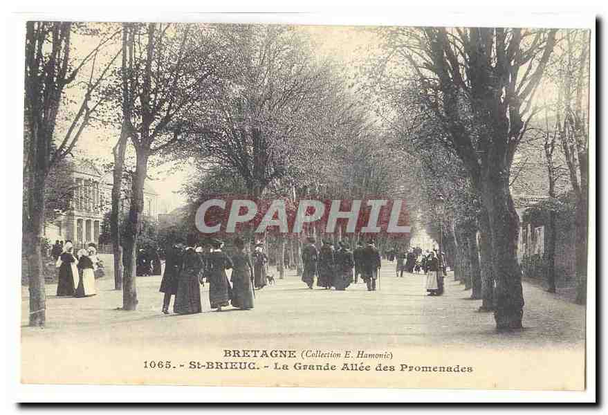 St-Brieuc — La Grande Allée des Promenades — Collection E. Hamonic