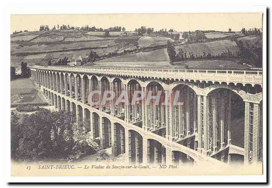 Saint Brieuc CPA Le viaduc de Souzin sur le Gouet