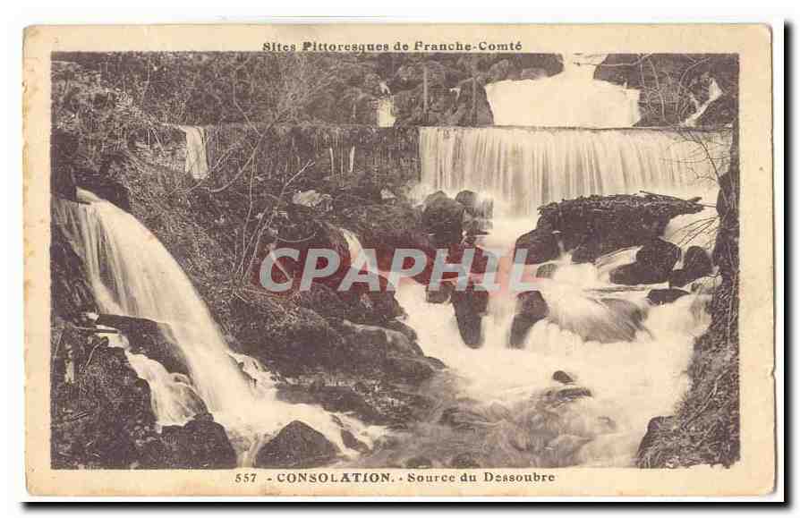 Source du Dessoubre — Sites Pittoresques de Franche-Comté — n° 557
