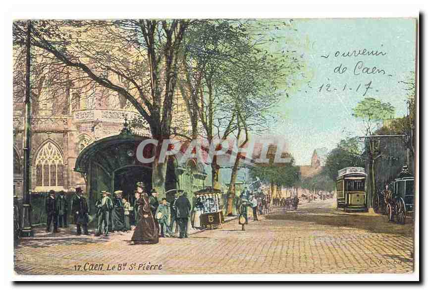 Caen CPA Le bd St Pierre