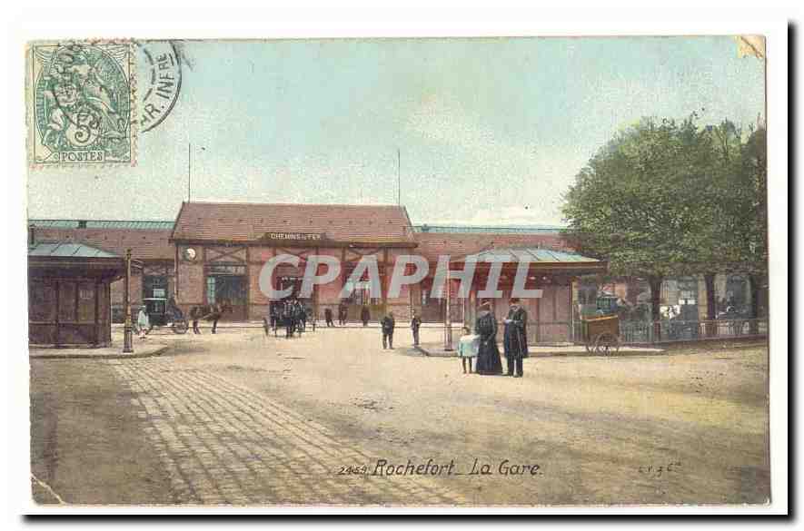 Rochefort sur Mer CPA La gare