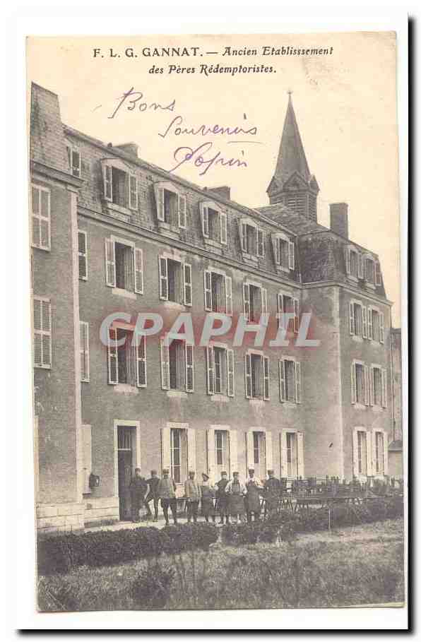 F. L. G. GANNAT — Ancien Établissement des Pères Rédemptoristes — Bons Souvenirs