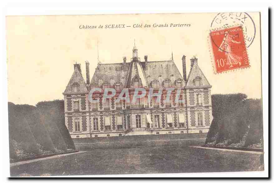 Sceaux CPA Chateau Cote des grands parterres