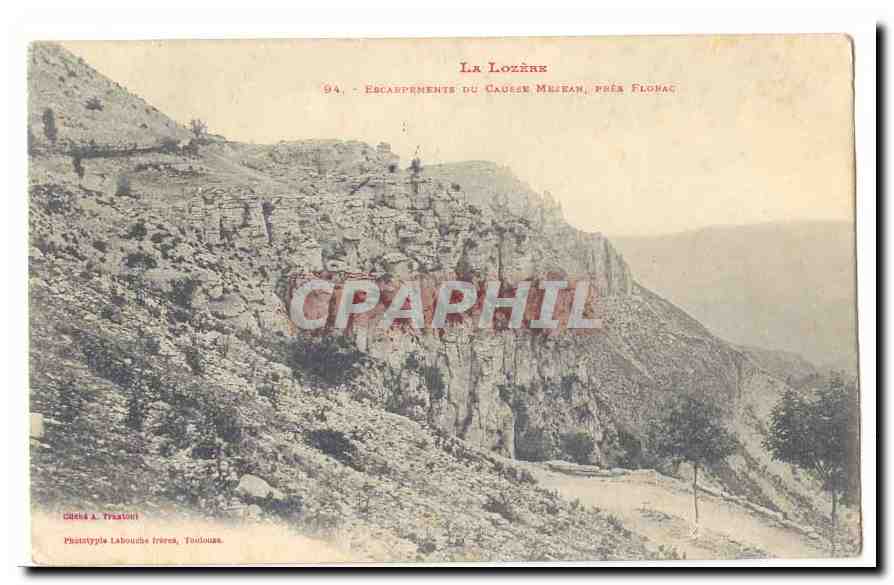 LA Lozere CPA Escarpements du CAuse Mejean pres Florac